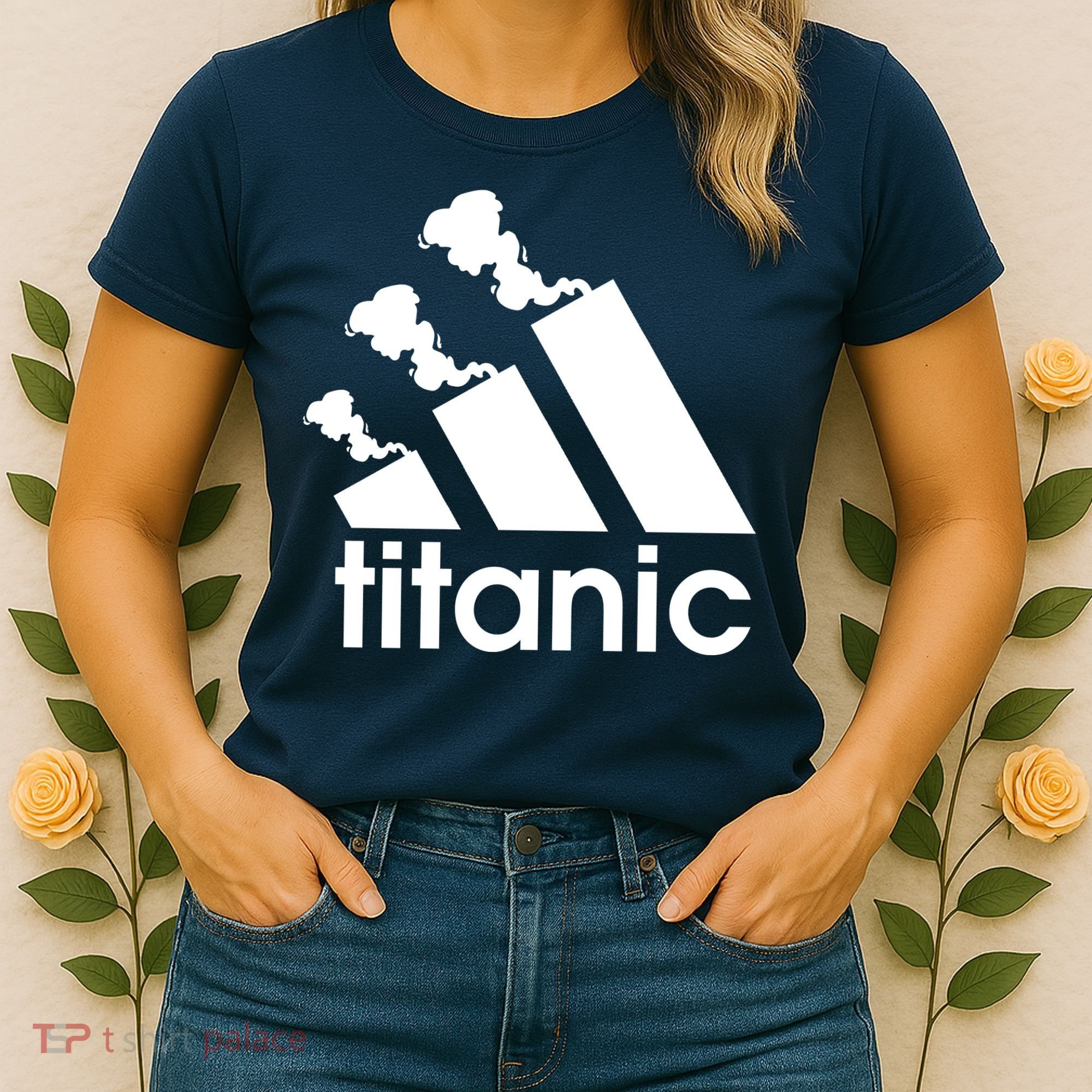Titanic Sinking Too Soon Parody Spoof Women's T-Shirt
