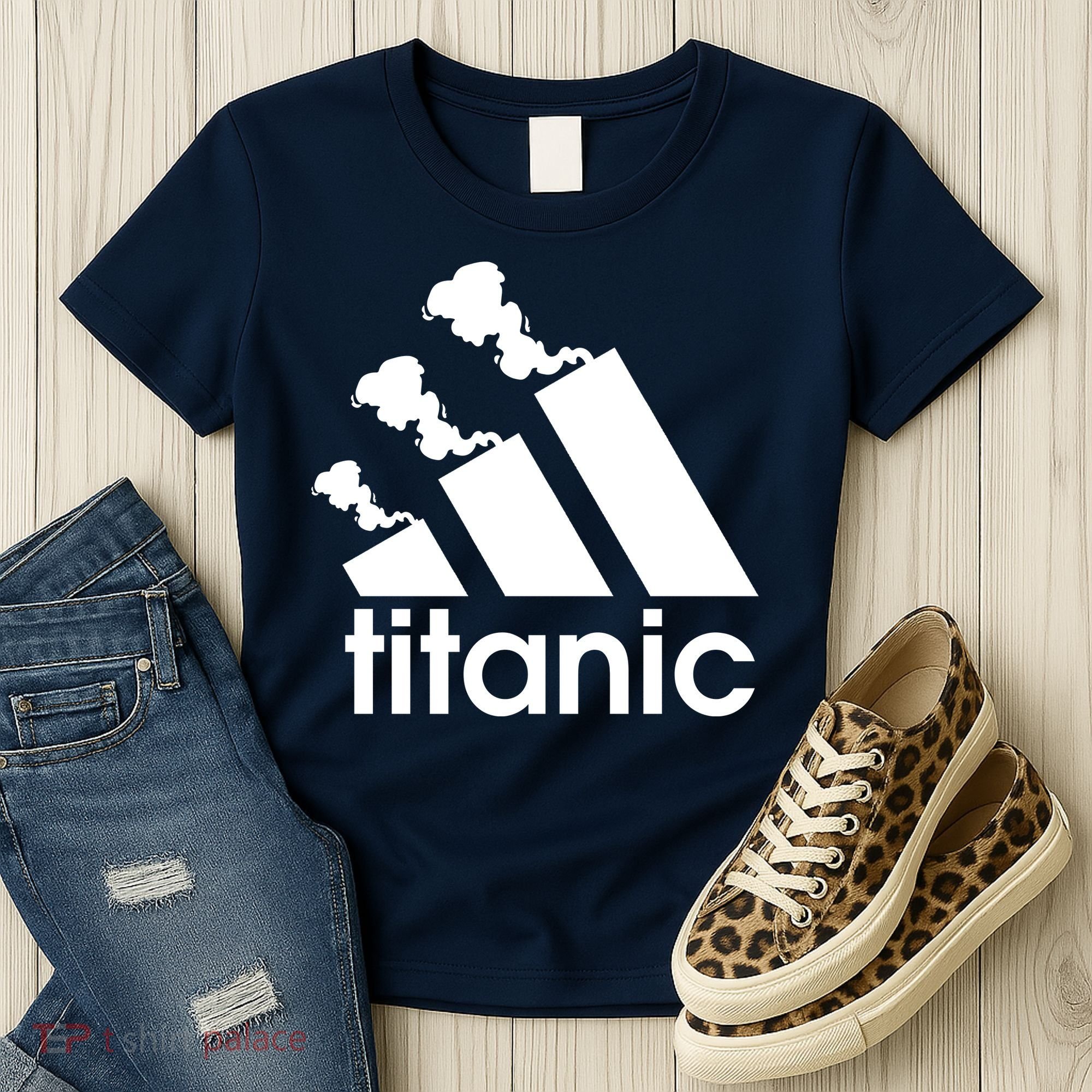 Titanic Sinking Too Soon Parody Spoof Women's T-Shirt
