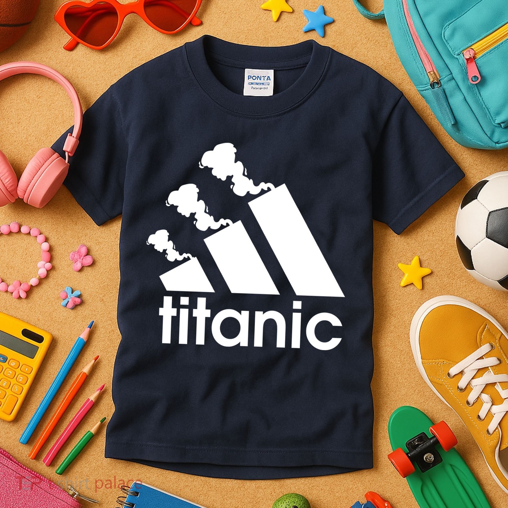 Titanic Sinking Too Soon Parody Spoof Kids T-Shirt
