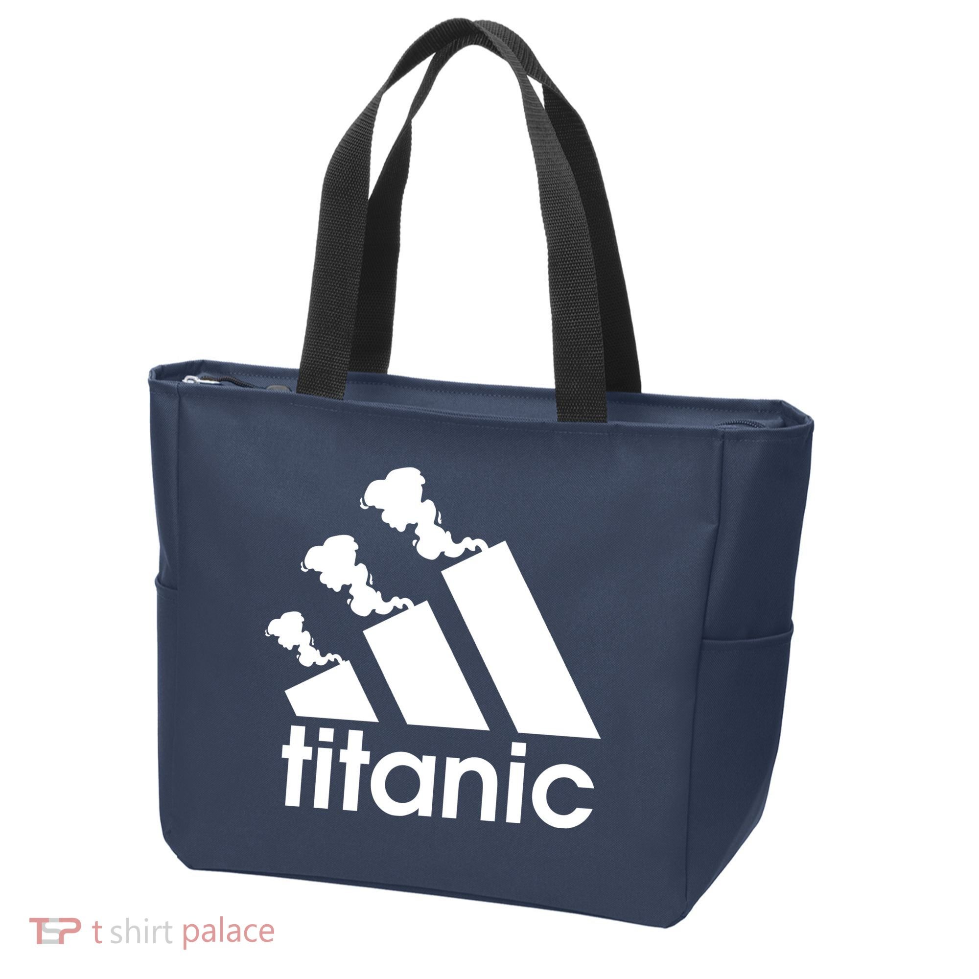 Titanic Sinking Too Soon Parody Spoof Tote Bag