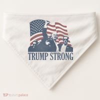 Trump Strong USA-Made Doggie Bandana thumb 0