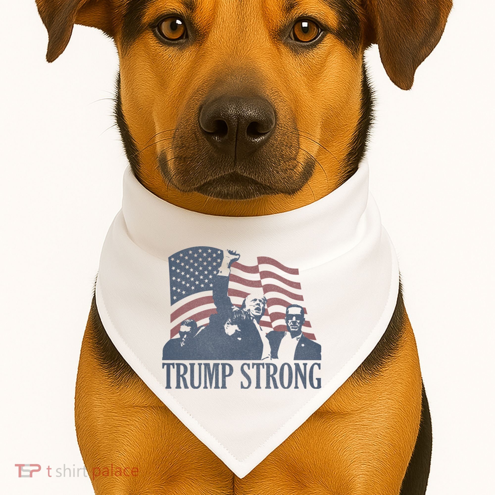 Trump Strong USA-Made Doggie Bandana