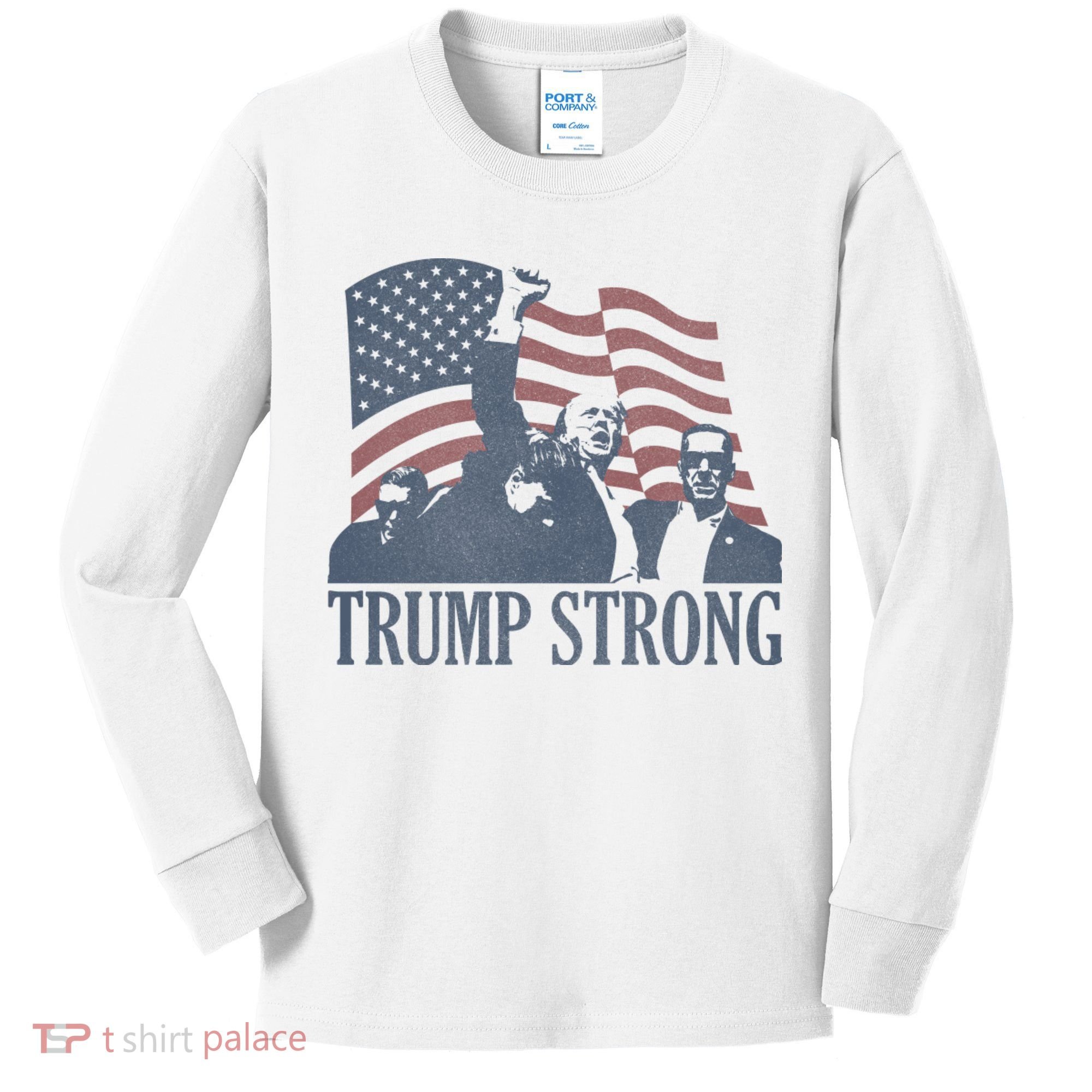 Trump Strong Kids Long Sleeve Shirt