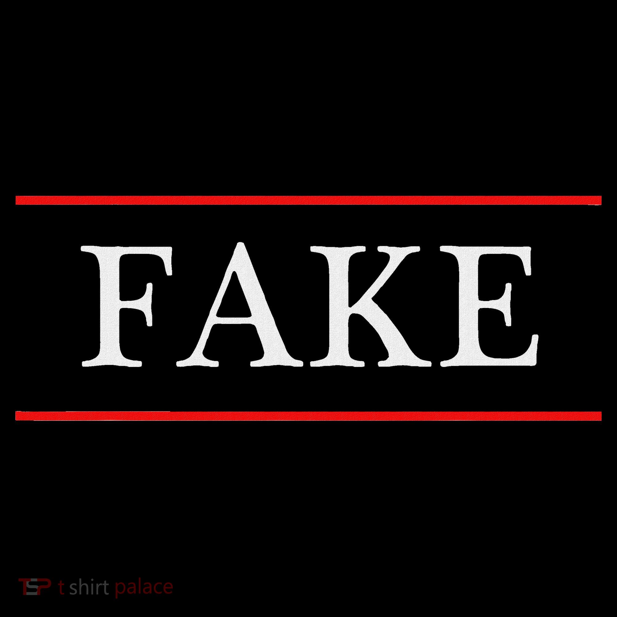 That Says The Word Fake On It Women's Hoodie