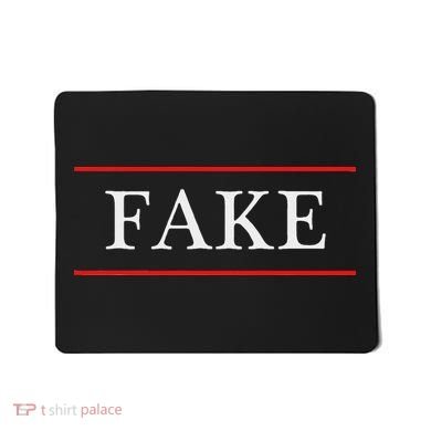 That Says The Word Fake On It Mousepad