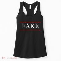 That Says The Word Fake On It Women's Tank Top thumb 0