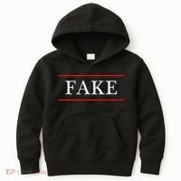 That Says The Word Fake On It Kids Hoodie thumb 0