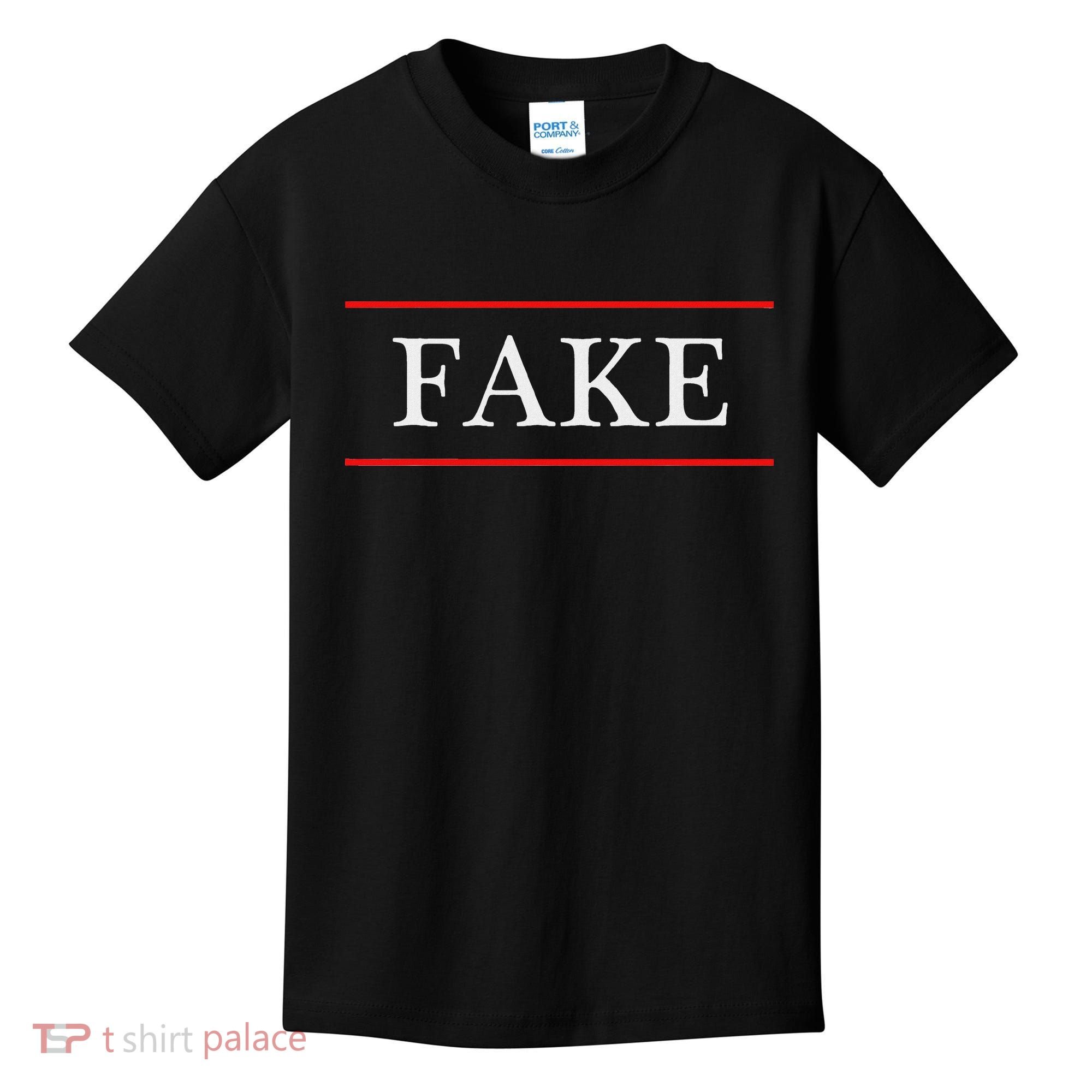 That Says The Word Fake On It Kids T-Shirt