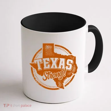 Texas Strong Coffee Mug back