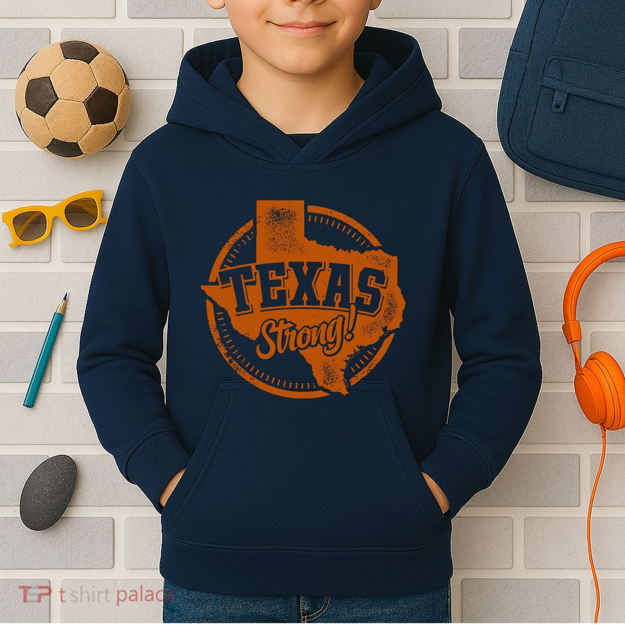 Texas Strong Kids Hoodie