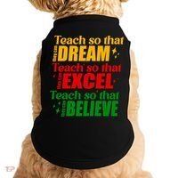 Teach So They Can Dream Excel Believe Black History Month Doggie Tank thumb 0