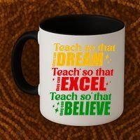 Teach So They Can Dream Excel Believe Black History Month Coffee Mug thumb 2
