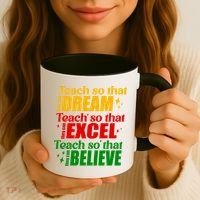 Teach So They Can Dream Excel Believe Black History Month Coffee Mug thumb 3