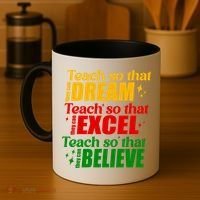 Teach So They Can Dream Excel Believe Black History Month Coffee Mug thumb 4