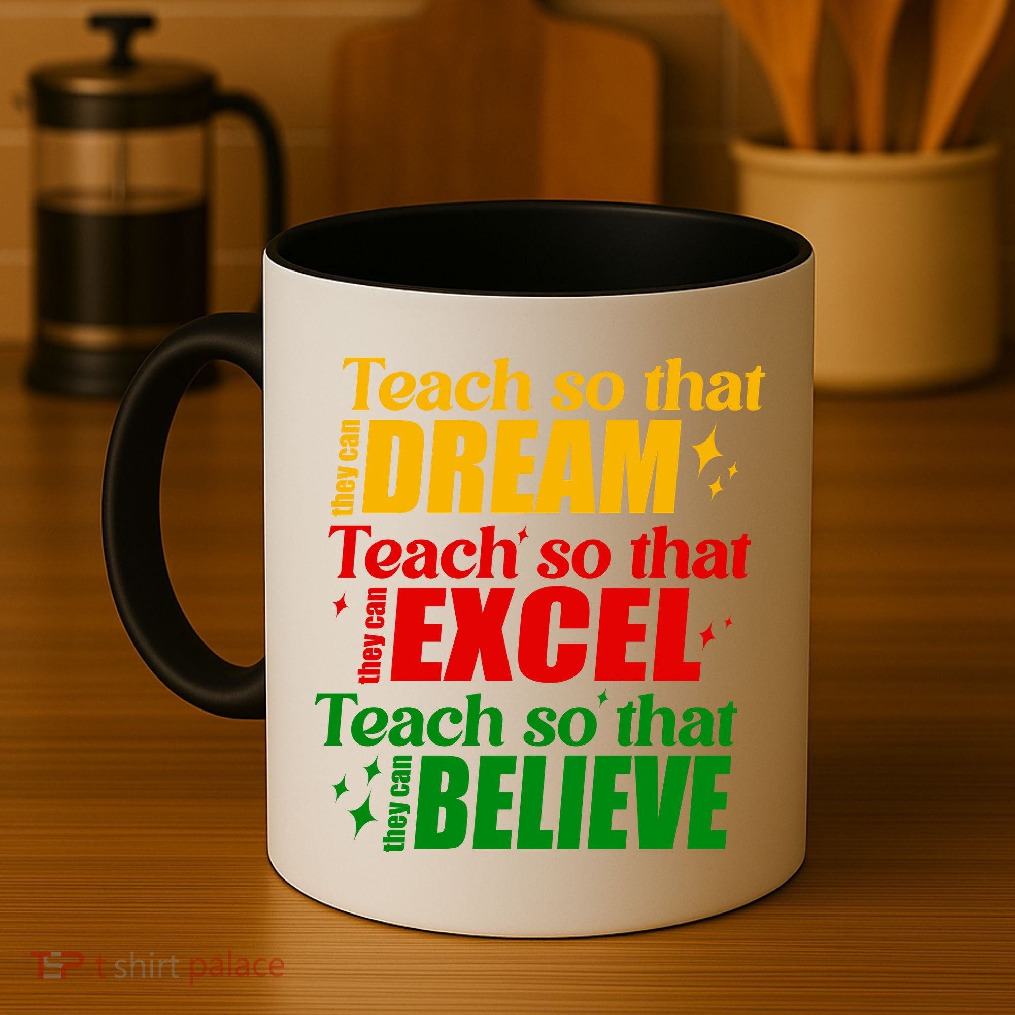 Teach So They Can Dream Excel Believe Black History Month Coffee Mug