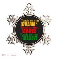 Teach So They Can Dream Excel Believe Black History Month Ornament thumb 0