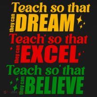 Teach So They Can Dream Excel Believe Black History Month Ornament thumb 1