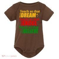 Teach So They Can Dream Excel Believe Black History Month Baby Bodysuit thumb 0