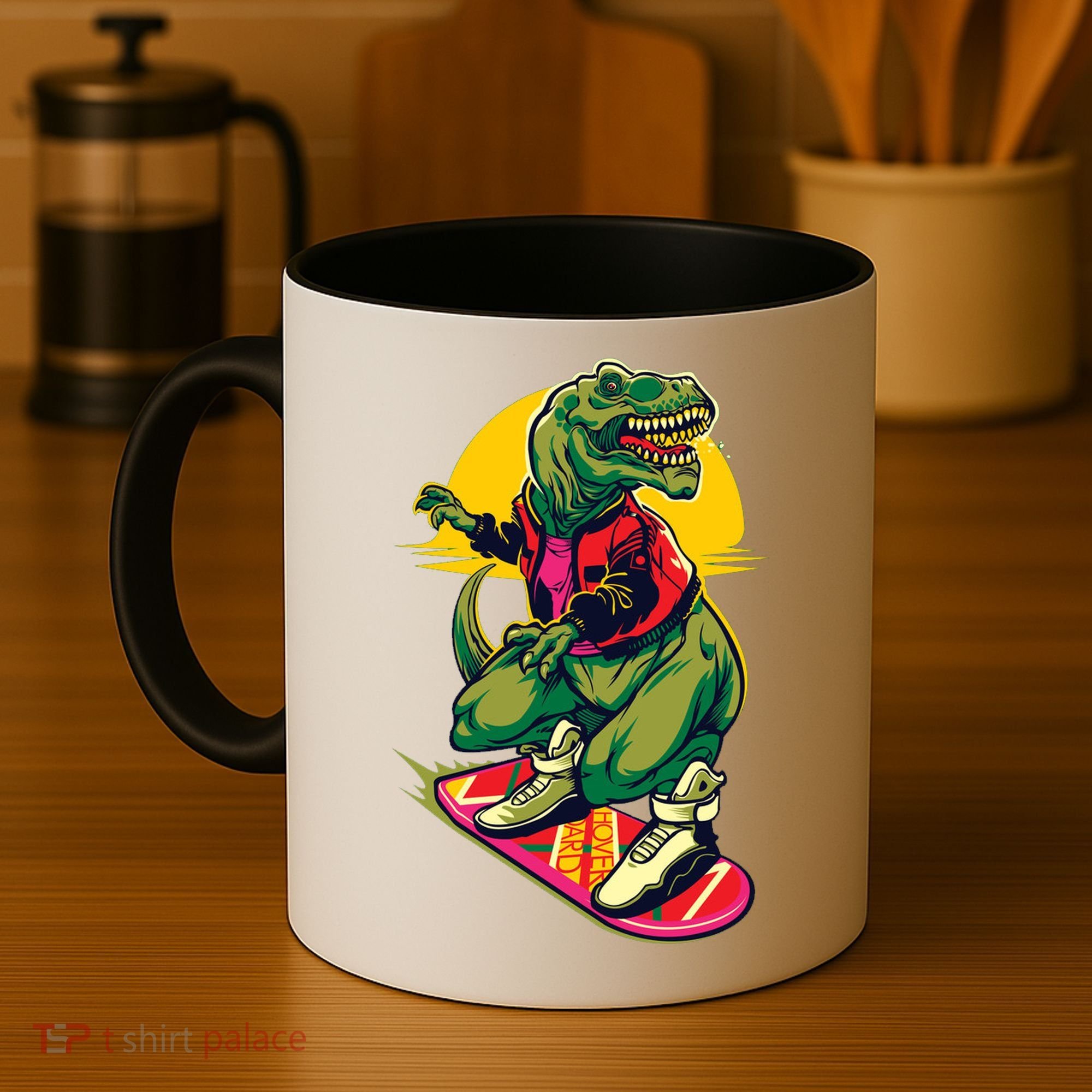 Trex Skating Coffee Mug