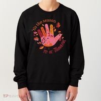 Thankful Season Turkey Women's Sweatshirt thumb 0