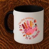 Thankful Season Turkey Coffee Mug thumb 2