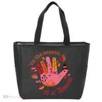 Thankful Season Turkey Tote Bag thumb 0