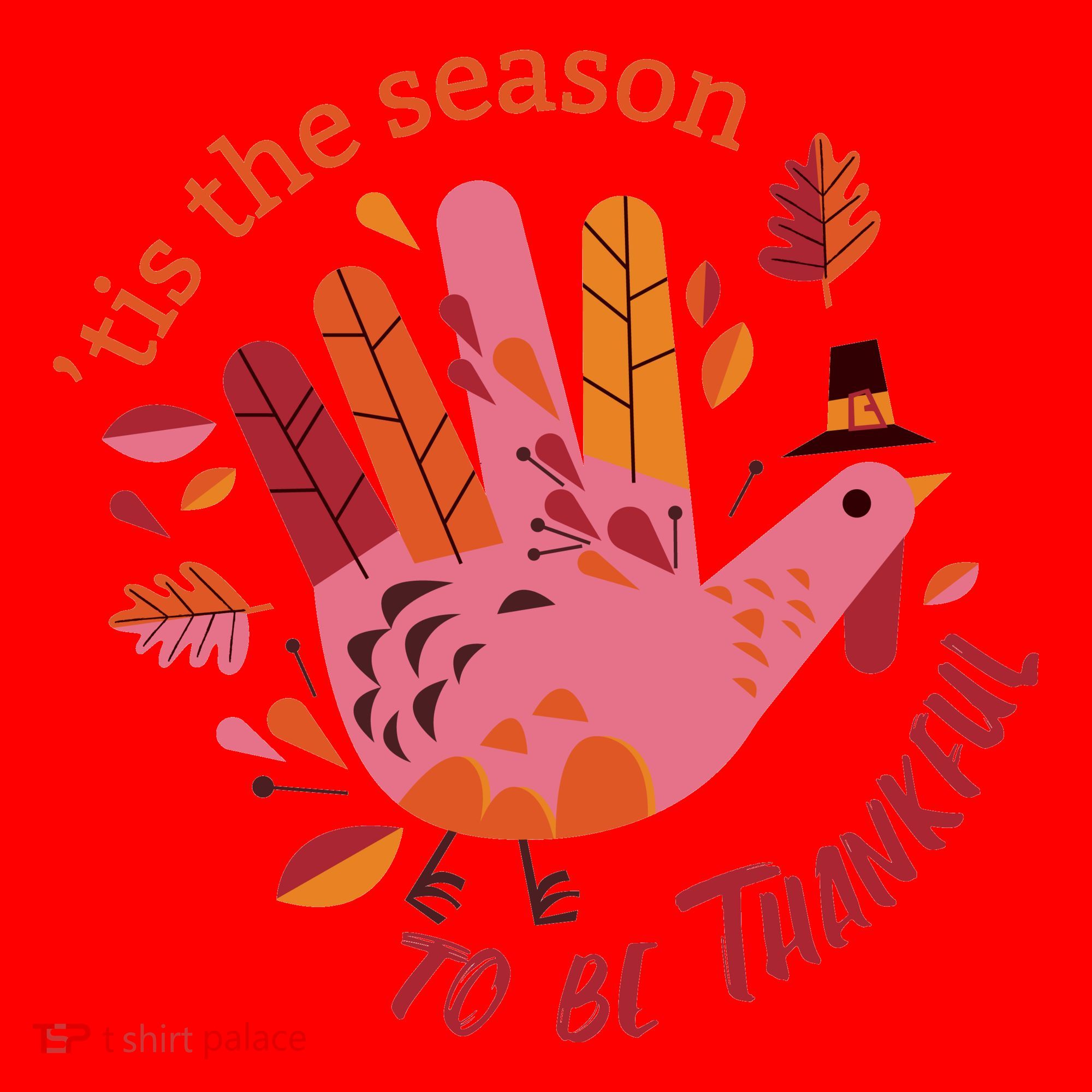 Thankful Season Turkey Santa Hat