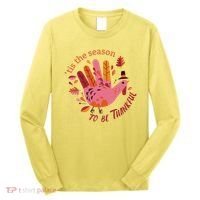 Thankful Season Turkey Long Sleeve Shirt thumb 0