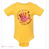 Thankful Season Turkey Baby Bodysuit thumb 0