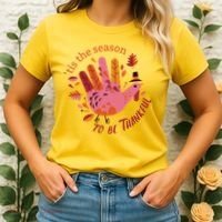 Thankful Season Turkey Women's T-Shirt thumb 2