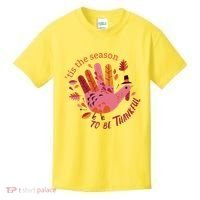Thankful Season Turkey Kids T-Shirt thumb 0