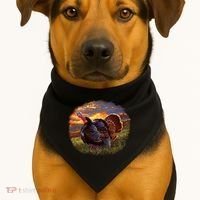 The Sunrise Turkey USA-Made Doggie Bandana thumb 1