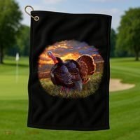 The Sunrise Turkey Golf Towel thumb 1