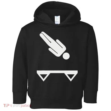 Trampoline Symbol Toddler Hoodie