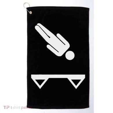 Trampoline Symbol Golf Towel