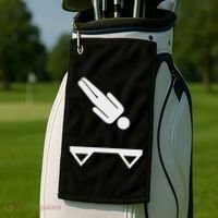 Trampoline Symbol Golf Towel thumb 2