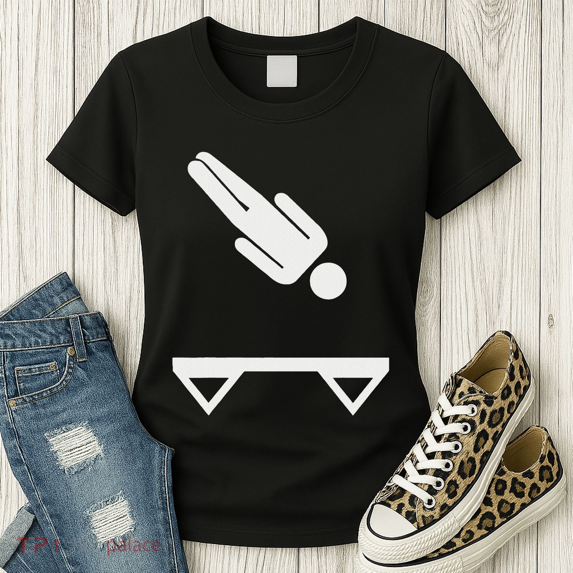 Trampoline Symbol Women's T-Shirt