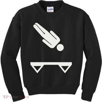 Trampoline Symbol Kids Sweatshirt