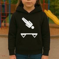 Trampoline Symbol Kids Hoodie thumb 3