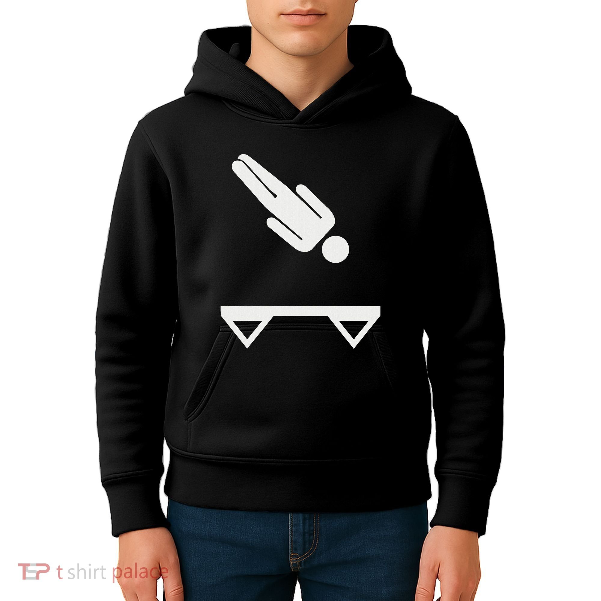 Trampoline Symbol Kids Hoodie