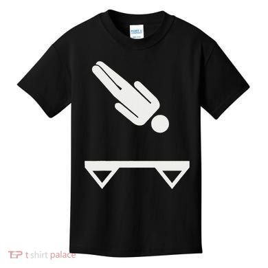 Trampoline Symbol Kids T-Shirt