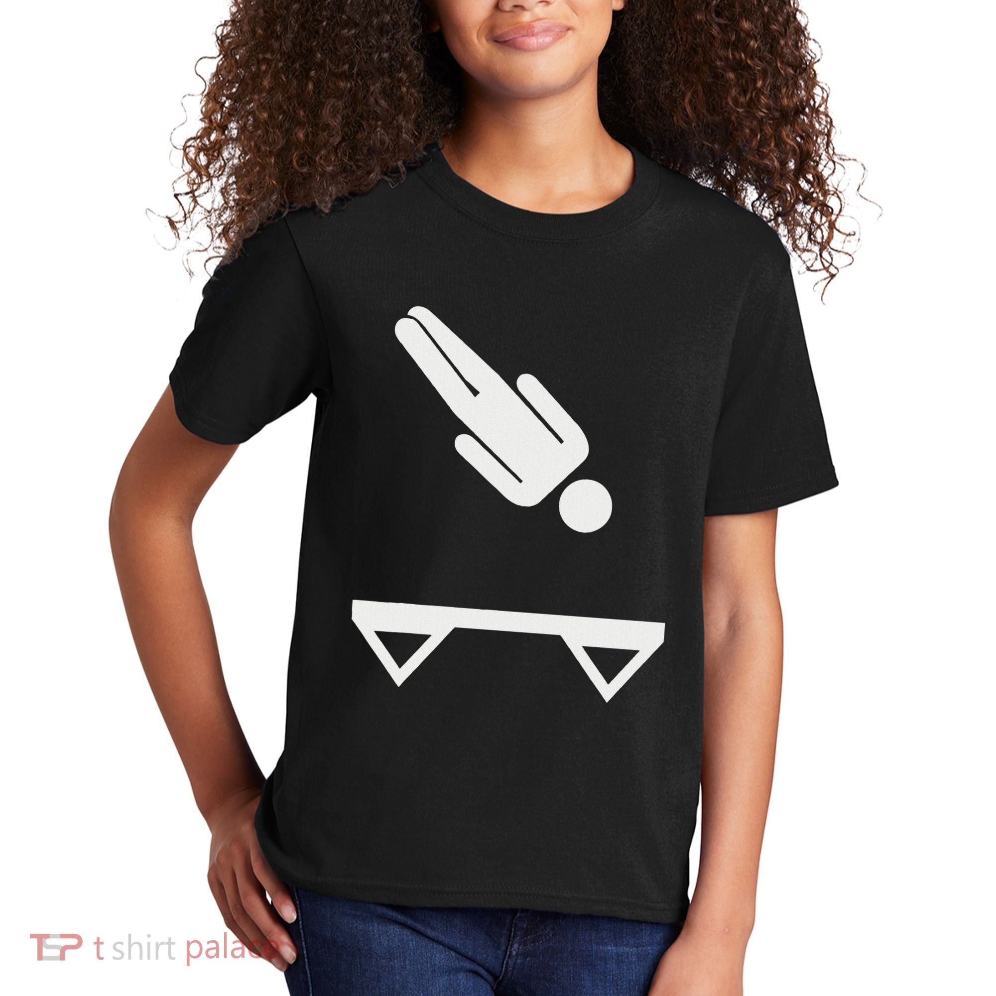 Trampoline Symbol Kids T-Shirt