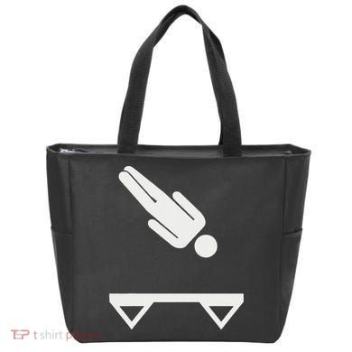 Trampoline Symbol Tote Bag