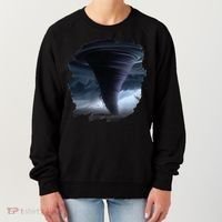 Tornado Storm Tornados Nature Weather Chaser Meteorologist Women's Sweatshirt thumb 0