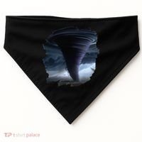 Tornado Storm Tornados Nature Weather Chaser Meteorologist USA-Made Doggie Bandana thumb 0