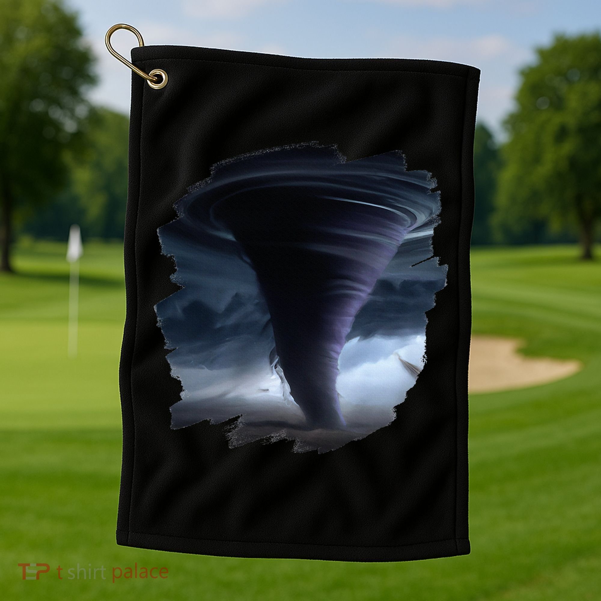 Tornado Storm Tornados Nature Weather Chaser Meteorologist Golf Towel