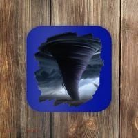 Tornado Storm Tornados Nature Weather Chaser Meteorologist Coaster thumb 0