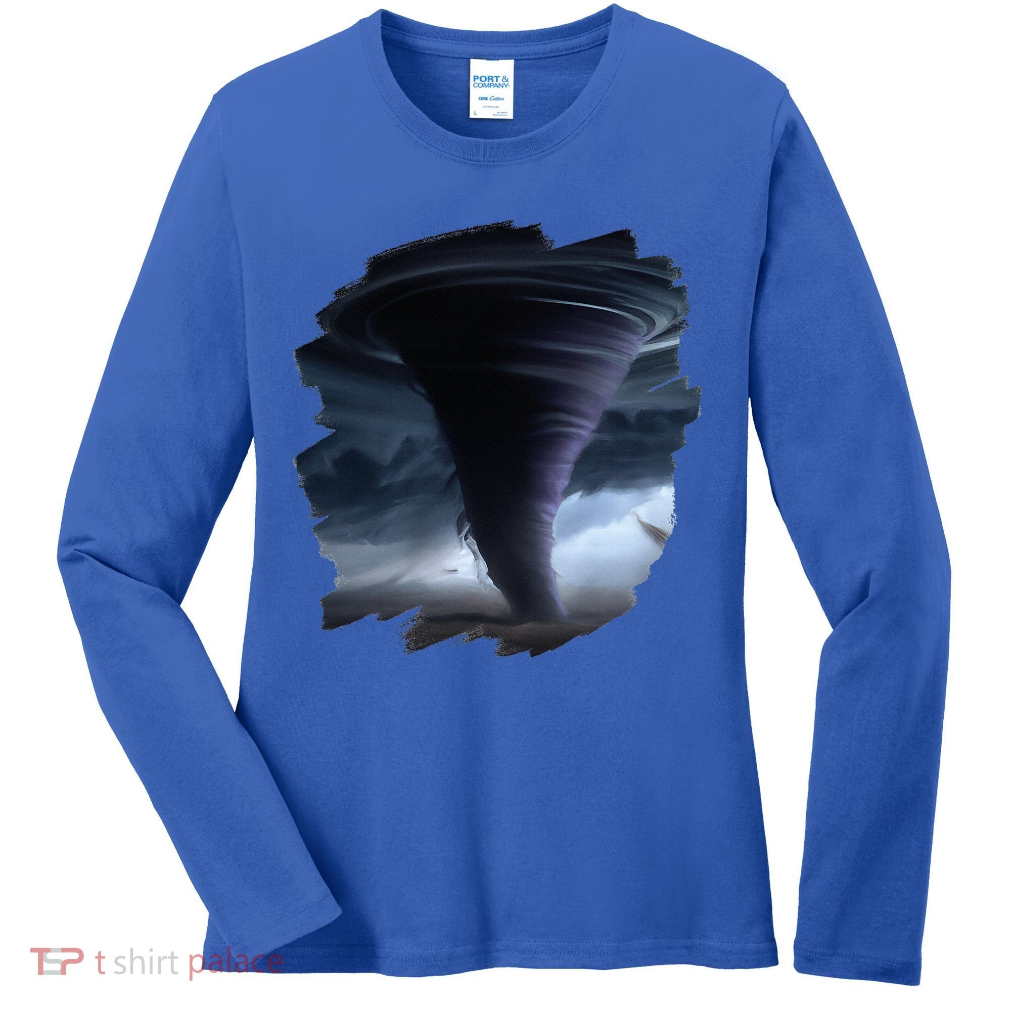Tornado Storm Tornados Nature Weather Chaser Meteorologist Women's Long Sleeve Shirt