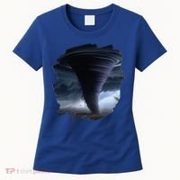 Tornado Storm Tornados Nature Weather Chaser Meteorologist Women's T-Shirt thumb 0