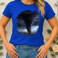 Tornado Storm Tornados Nature Weather Chaser Meteorologist Women's T-Shirt thumb 2